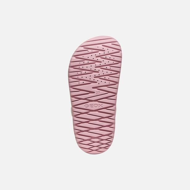 Bílé dívčí sandály Geox Sandal Fusbetto