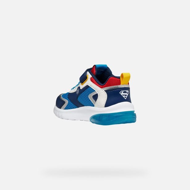 Modré chlapecké svítící tenisky Geox Ciberdron