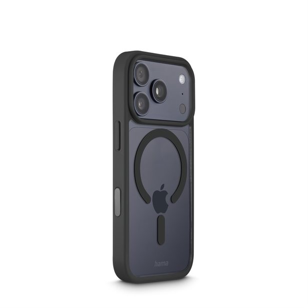 Hama Frame Protect, kryt pro Apple iPhone 17 Pro, magnetický, průhledný/černý