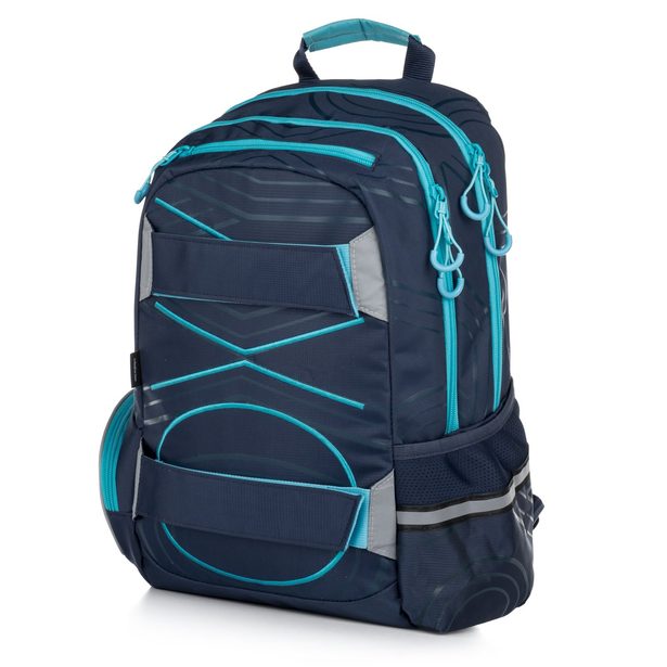 Studentský batoh OXY Sport PASTEL LINE blue