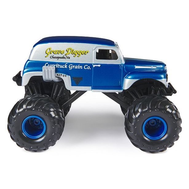 SpinMaster MONSTER JAM - sběratelský kovový model Monster Truck, Grave Digger, assort, 1:24