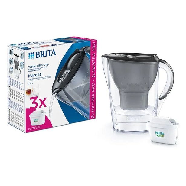 konvice Brita Marella 2,4 grafit + 3x MX Pro PO 2024