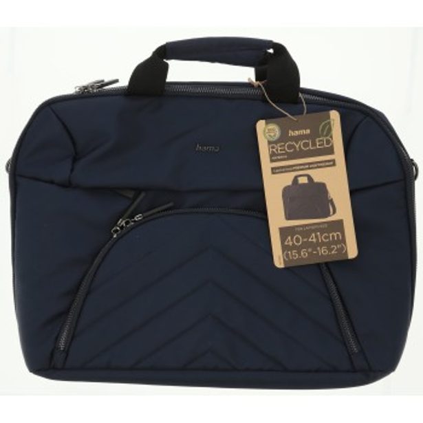 Hama Premium Lightweight, brašna na notebook, 40-41 cm (15,6-16,2“), recyklovaný PET, tmavomodrá