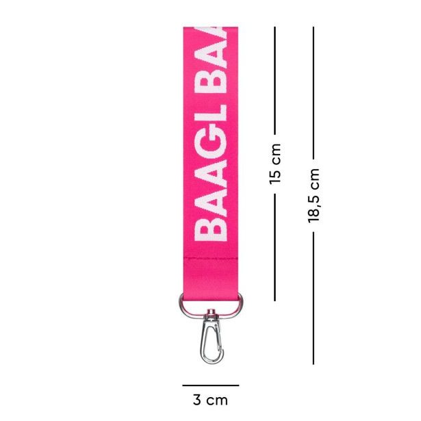 BAAGL Přívěsek na klíče krátký, růžový Baagl