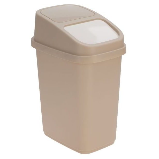 EXCELLENT HOUSEWARE Odpadkový koš výklopný do kuchyně 17 l béžová KO-030002110bezo