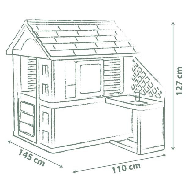 Domeček Life Pretty s kuchyní