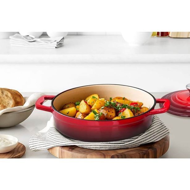 CS SOLINGEN Sada nádobí litinová Xanten 7 ks červená CS-067489