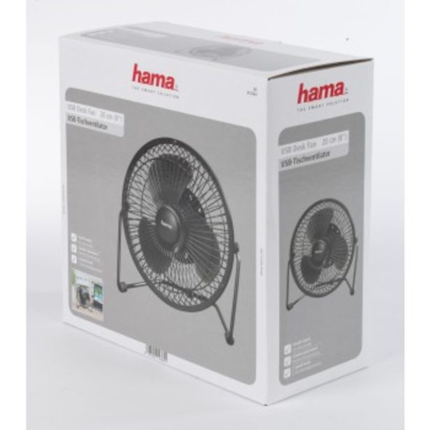 Hama stolní ventilátor Metal, 2 stupně rychlosti