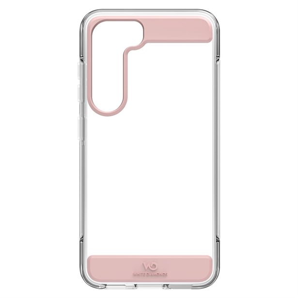 White Diamonds Air Protection, kryt pro Samsung Galaxy S23, průhledný/růžový