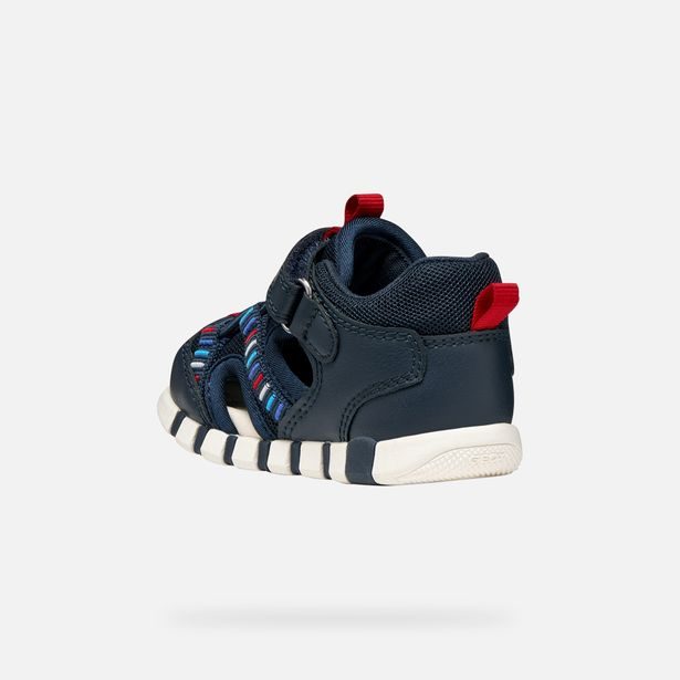 Tmavě modré chlapecké sandály pro první krůčky Geox Sandal Iupidoo