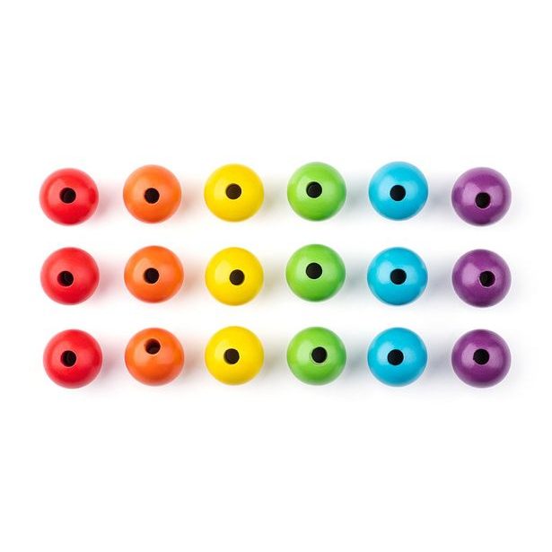 Dřevěné maxikorále, 72 dílů