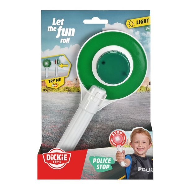 Policejní terč 25 cm, na baterie