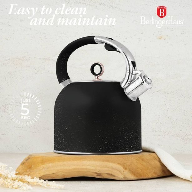 BERLINGERHAUS Konvice se skleněným víkem 3 l Black Rose Collection BH-8920