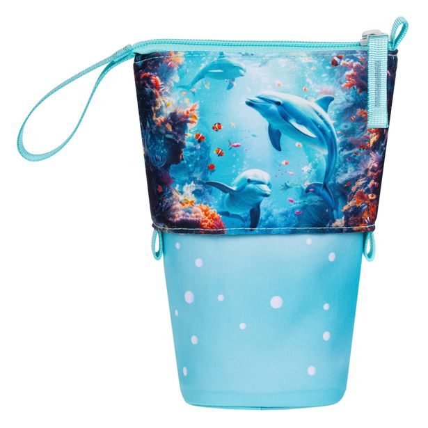 BAAGL Školní penál Pastelkovník Delfín GRS