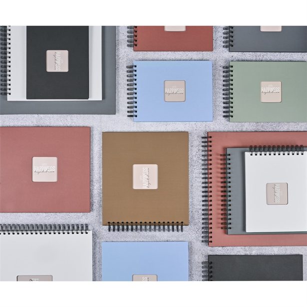 Hama album klasické spirálové FINE ART 24x17 cm, 50 stran, nová černá, černé listy