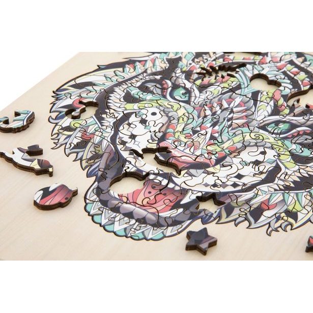 Dřevěné puzzle Tygr - 132ks