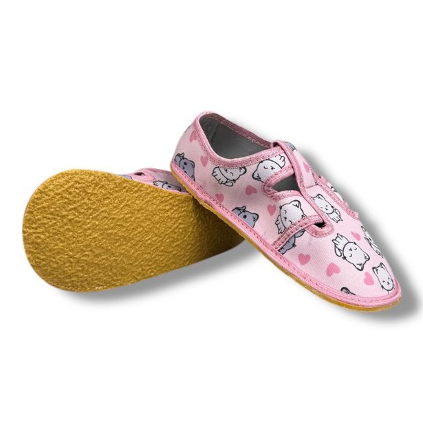 Raweks ZUZIA ZA01 – dětské barefoot přezůvky - Kočička