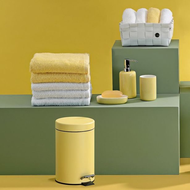 KELA Koš kosmetický MONACO 3l žlutý KL-24311