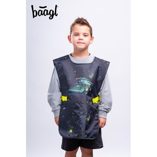 BAAGL SET 5 Airy Traktor: batoh, penál, sáček, zástěra, peněženka GRS