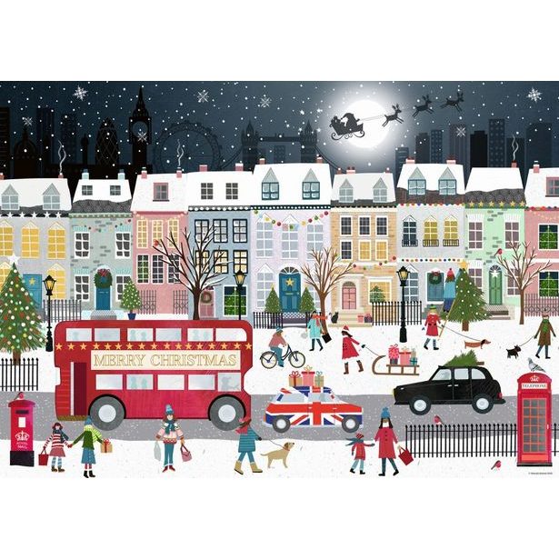 Vánoční duch Londýna 1000 dílků