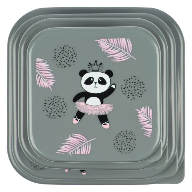 BAAGL Box na svačinu 4 v 1 Panda