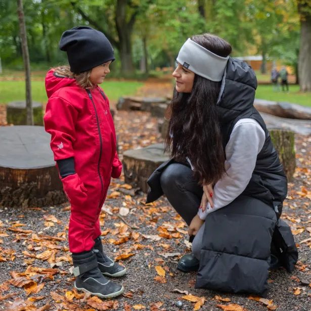 ESITO Rostoucí zimní softshellová kombinéza Lamb Red - červená
