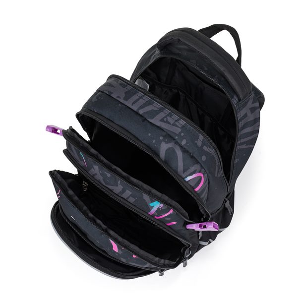 Studentský batoh OXY SCOOLER Graffiti Pink
