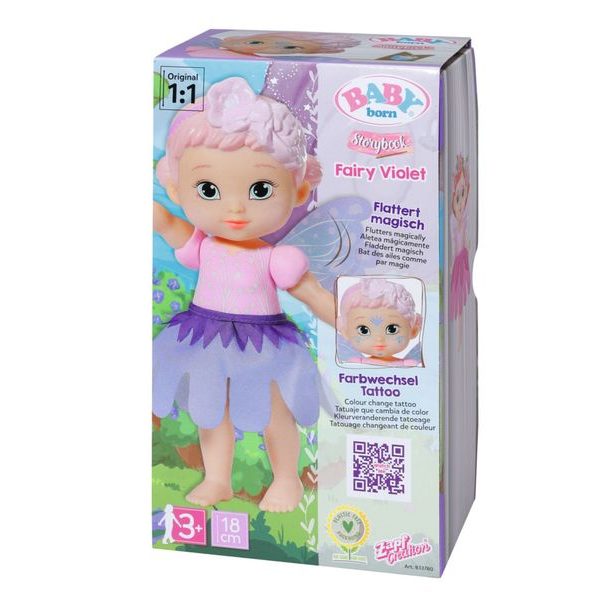 BABY born Storybook Fialková víla, 18 cm