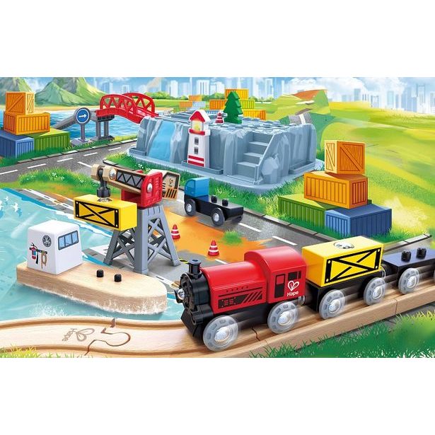 Hape Vláčkodráha v boxu