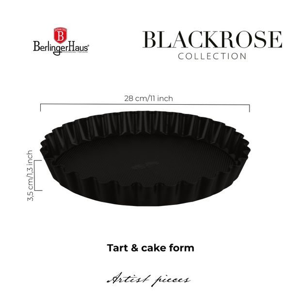 BERLINGERHAUS Forma na koláč s titanovým povrchem Matte Black Collection BH-8635