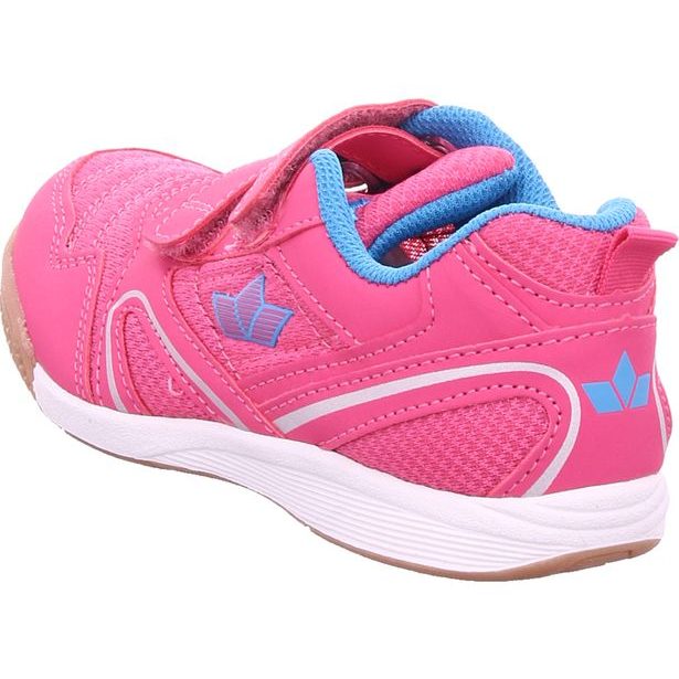 Dětská sálová obuv LICO Boulder - Pink/Turkis