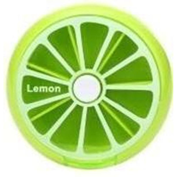 TORO DÁVKOVAČ NA LÉKY KULATÝ MOTIV CITRÓN 9X2,5CM_hamashop