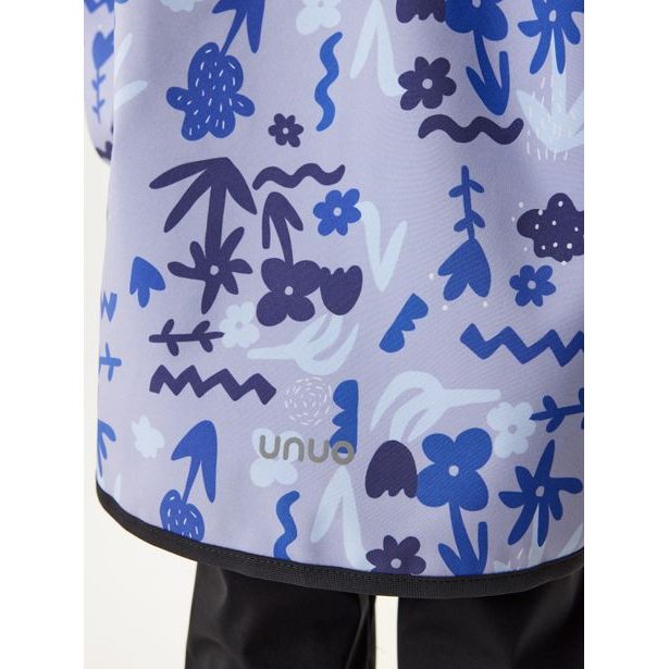 Unuo Dětská softshellová bunda s fleecem Basic, Květy