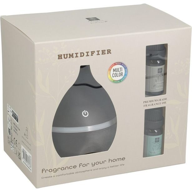 HOMESTYLING Zvlhčovač vzduchu s aroma terapií USB LED KO-MC5557360