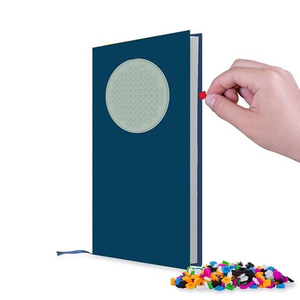 PIXIE CREW PIXIE CREW Deník A5 modrý s kulatým panelem