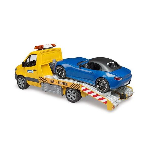 BRUDER Komerční vozy - MB Sprinter přepravující auto