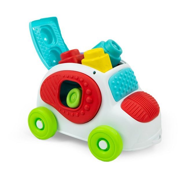 Clemmy baby - kyblík s kostkami - autíčko