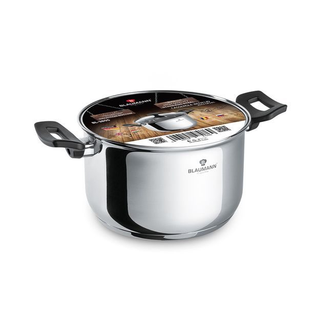 BLAUMANN Kastrol nerezový s poklicí, 20 cm, Gourmet Line BL-3855