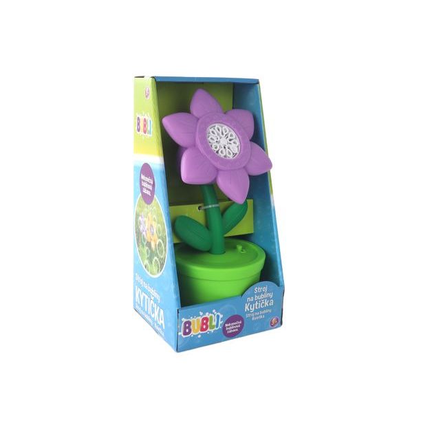 BUBLI Stroj na bubliny kytička fialová