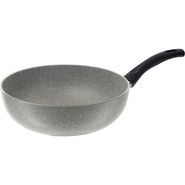 pánev d28cm WOK, FERRARA, BALLARINI, šedá. indukce
