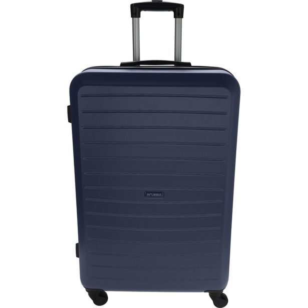 PROWORLD Sada plastových cestovních kufrů 3 ks 50 / 60 / 70 cm tmavě modrá KO-FB5000470