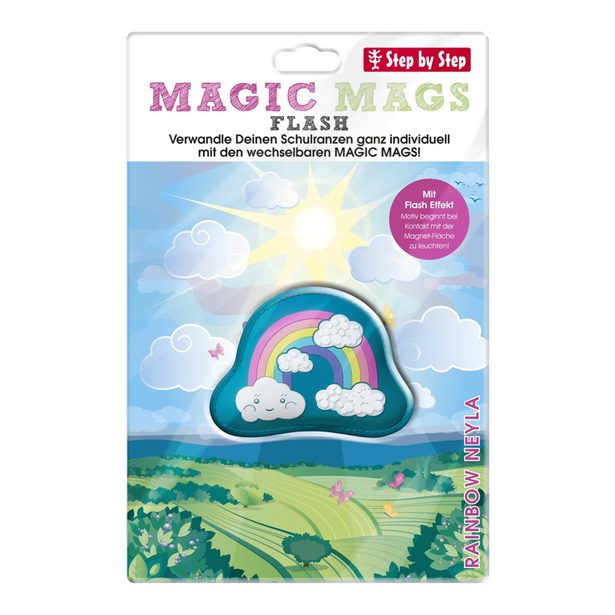 Blikající obrázek Magic Mags Flash Duha Neyla Step by Step GRADE, SPACE, CLOUD, 2v1 a KID