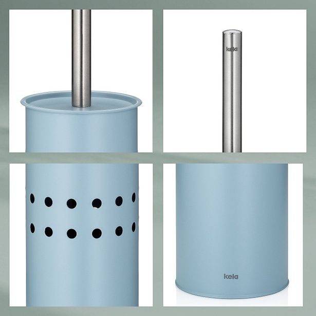 KELA WC sada Leo světle modrá KL-23113