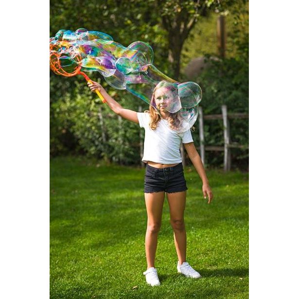 Plastica Bublifuky - Sada Velké bubliny - 2 nástavce + náplň 300ml
