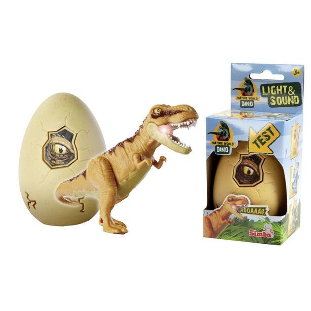 Figurka dinosaura ve vajíčku, 3 druhy