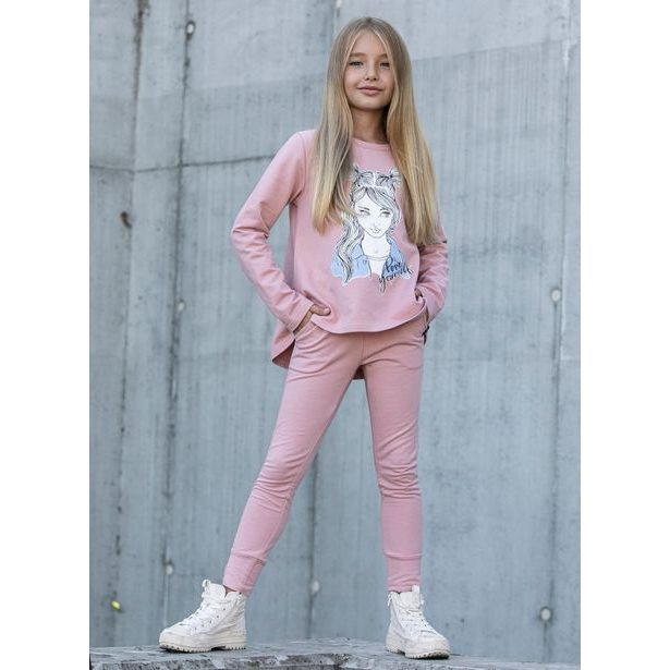Dívčí JOGGER kalhoty PINK