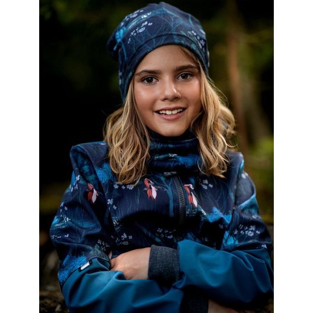 Unuo, Dětská čepice fleecová spadená, Čarovná liška