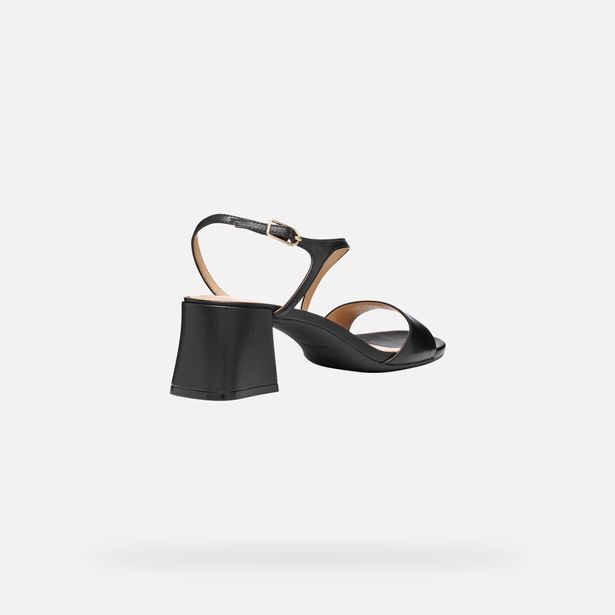 Černé dámské sandály Geox New Eraklia 50 T01