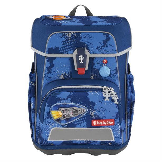 Školní aktovka Step by Step CLOUD REFLECT, Rocket Novo - 5 dílný set, AGR certifikát