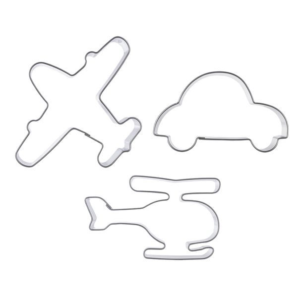 Vykrajovačka země-vzduch sada 3 ks